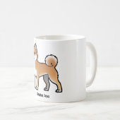 Shiba inu kaffeetasse (VorderseiteRechts)