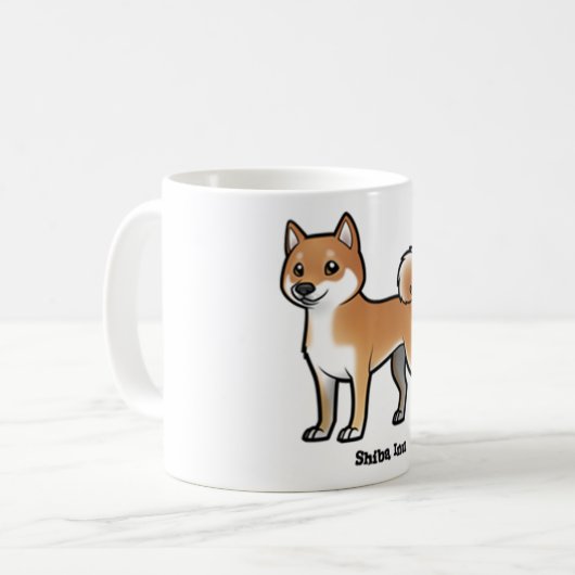 Shiba inu kaffeetasse (Vorderseite Links)