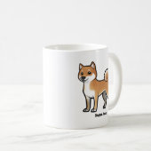 Shiba inu kaffeetasse (VorderseiteRechts)