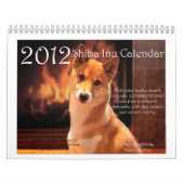 Shiba Inu Kalender 2012 (Titelbild)