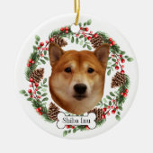 Shiba inu keramik ornament (Vorne)