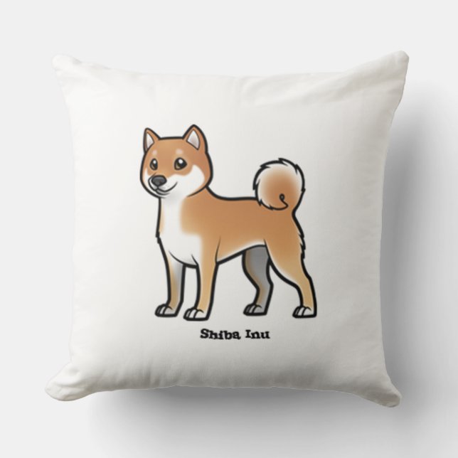 Shiba inu kissen (Vorderseite)