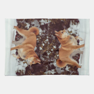 Shiba Inu Kitchen Handtücher