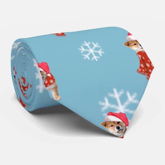 Shiba Inu Krawatte (Gerollt)