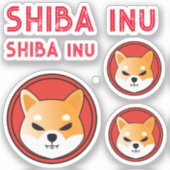 SHIBA INU-Kryptogeschenk,Membermünze DOG CAT Aufkleber (Vorderseite)