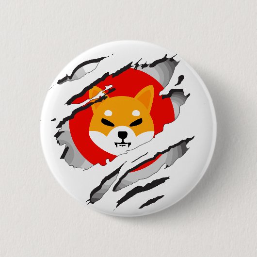 SHIBA INU Kryptowährung - SHIBA INU Crypto SHIB Button (Vorderseite)