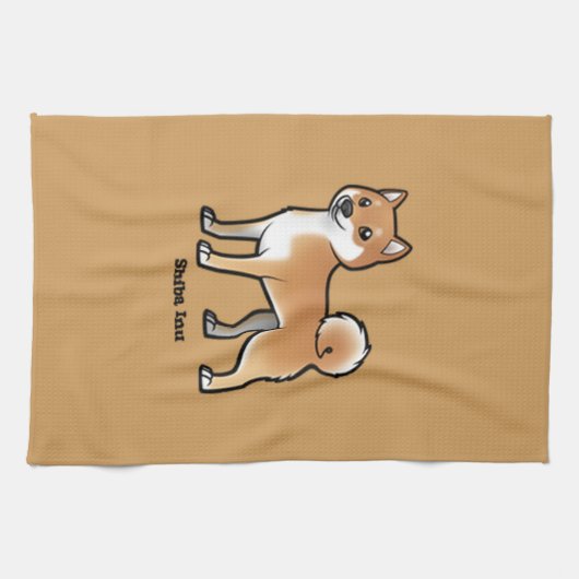 Shiba inu küchentuch (Horizontal)