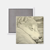 Shiba Inu Kühlschrankmagnet Husky Dog Magnet Gesch (Vorderseite/Rückseite)
