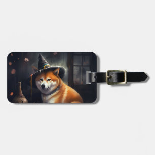 Shiba Inu Kürbisse Halloween Gruselig Gepäckanhänger