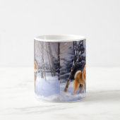 Shiba Inu Let It Schnee Weihnachten Kaffeetasse (Mittel)