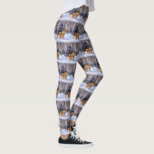 Shiba Inu Let It Schnee Weihnachten Leggings (Rechts)