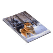 Shiba Inu Let It Schnee Weihnachten Notizblock (Rechte Seite)