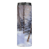 Shiba Inu Let It Schnee Weihnachten Thermosbecher (Rückseite)