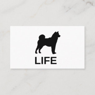 shiba inu life visitenkarte