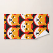 Shiba Inu Logo Badetuch Set (Handtuch)