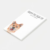 Shiba Inu Lover Post-it Klebezettel (angewinkelt)