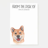 Shiba Inu Lover Post-it Klebezettel (Vorderseite)