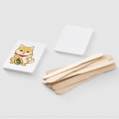 Shiba Inu Lucky Cat Pose Fächer (Non-assembled)