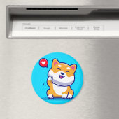 Shiba Inu Magnet (In Situ (Geschirrspüler))