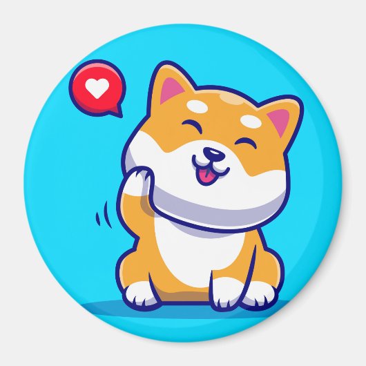 Shiba Inu Magnet (Vorne)