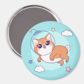 Shiba Inu Magnet (Vorderseite/Rückseite)