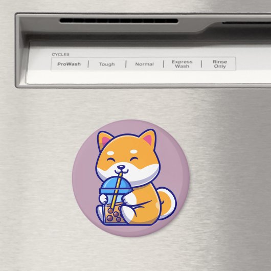 Shiba Inu Magnet (In Situ (Geschirrspüler))