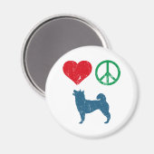 Shiba Inu Magnet (Vorderseite/Rückseite)