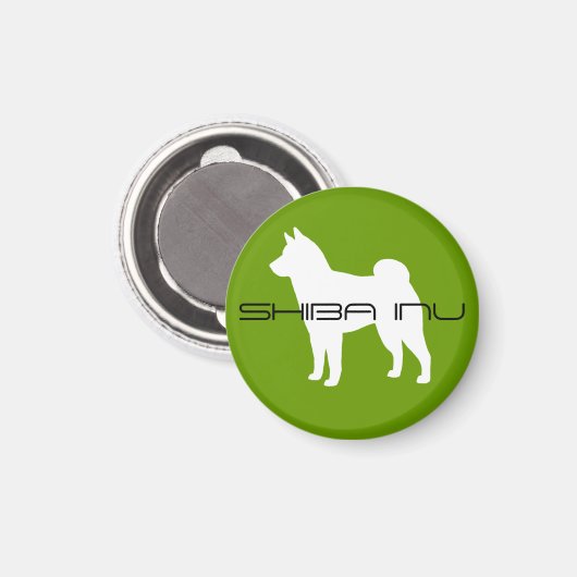 SHIBA INU MAGNET (Vorderseite/Rückseite)