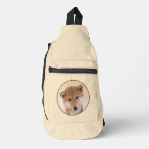 Shiba Inu Malerei Rot Süß Original Haustier Hund K Crossbody Bag
