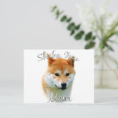 Shiba Inu Mama 2 Postkarte (Stehend Vorderseite)