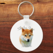 Shiba Inu Mama 2 Schlüsselanhänger (Vorderseite)