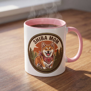 Shiba Inu Mama Kaffeetasse Shiba-Hund-Mama-Gesch