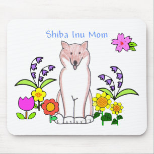 Shiba Inu Mama Mousepad