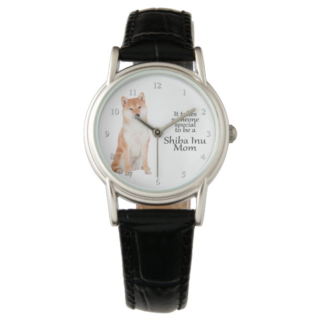 Shiba Inu Mama Watch Armbanduhr (Vorderseite)