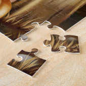 Shiba Inu mit Hexenhut Halloween Puzzle (Seite)