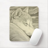 Shiba Inu Mousepad Geschenk-alter Wolf verfolgt (Mit Mouse)