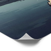 Shiba Inu Nachthimmelplakat Poster (Ecke)
