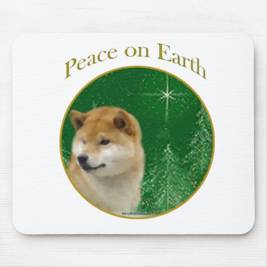 Shiba Inu Peace Mousepad (Vorne)