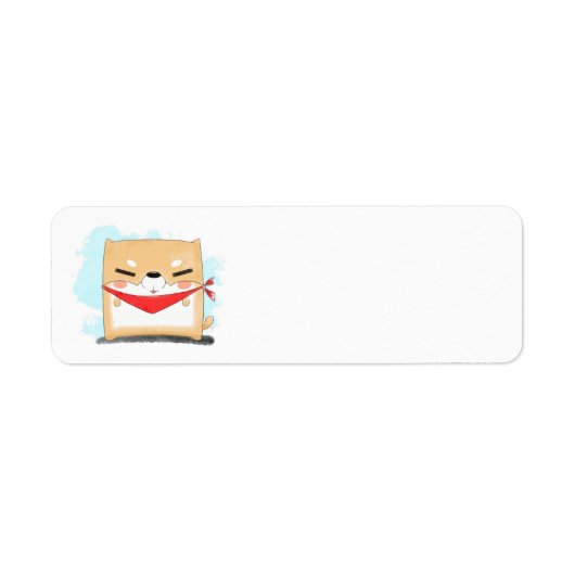 Shiba inu Platz Cartoon (Vorne)
