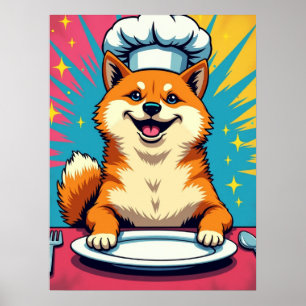 Shiba Inu: Pop Art Dog Koch Poster