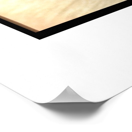 Shiba Inu Poster (Ecke)