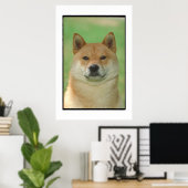 Shiba Inu Poster (Heimbüro)
