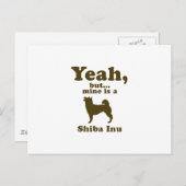 Shiba Inu Postkarte (Vorne/Hinten)