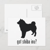 Shiba Inu Postkarte (Vorne/Hinten)