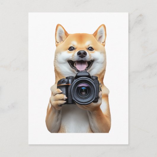 Shiba Inu Postkarte (Vorderseite)
