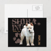 Shiba Inu Postkarte (Vorne/Hinten)