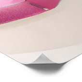 Shiba Inu praktiziert Yoga Square Poster (Ecke)