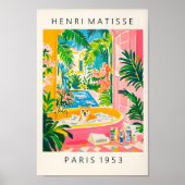Shiba Inu Print Inspiriert von Henri Matisse, Aest Poster (Vorne)