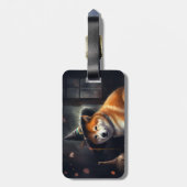 Shiba Inu Pumpkins Halloween Beängstigend Gepäckanhänger (Rückseite vertikal)