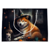 Shiba Inu Pumpkins Halloween Beängstigend Große Geschenktüte (Vorderseite)
